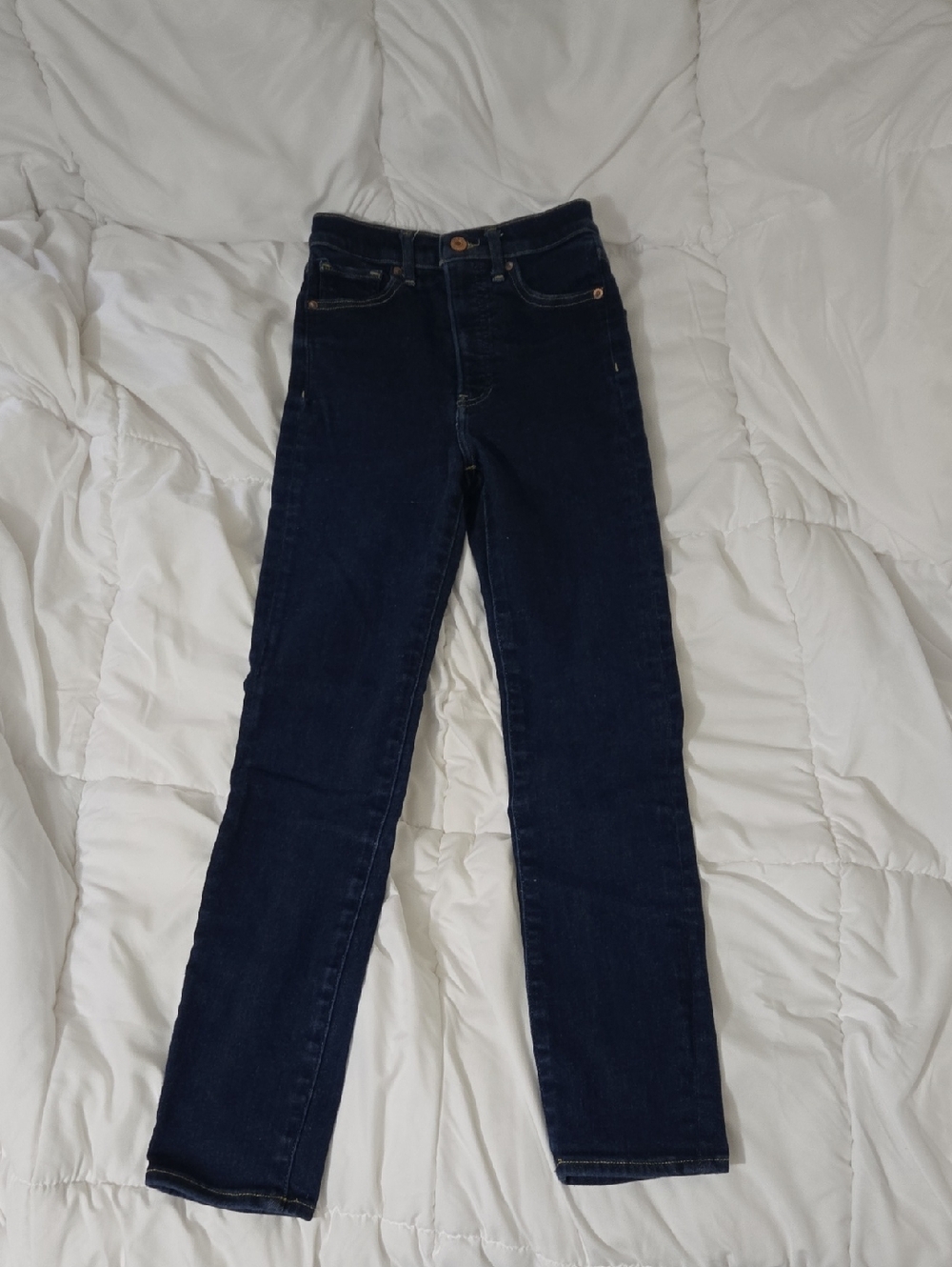 3/$15 Express Super High Rise Ankle Jeans Size 0/L